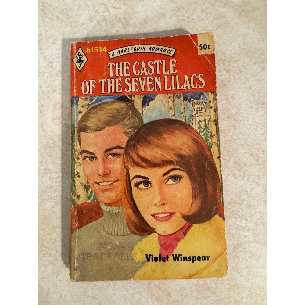 The Castle of the Seven Lilacs Violet Winspear Harlequin Romance 1514 Vtg 1971